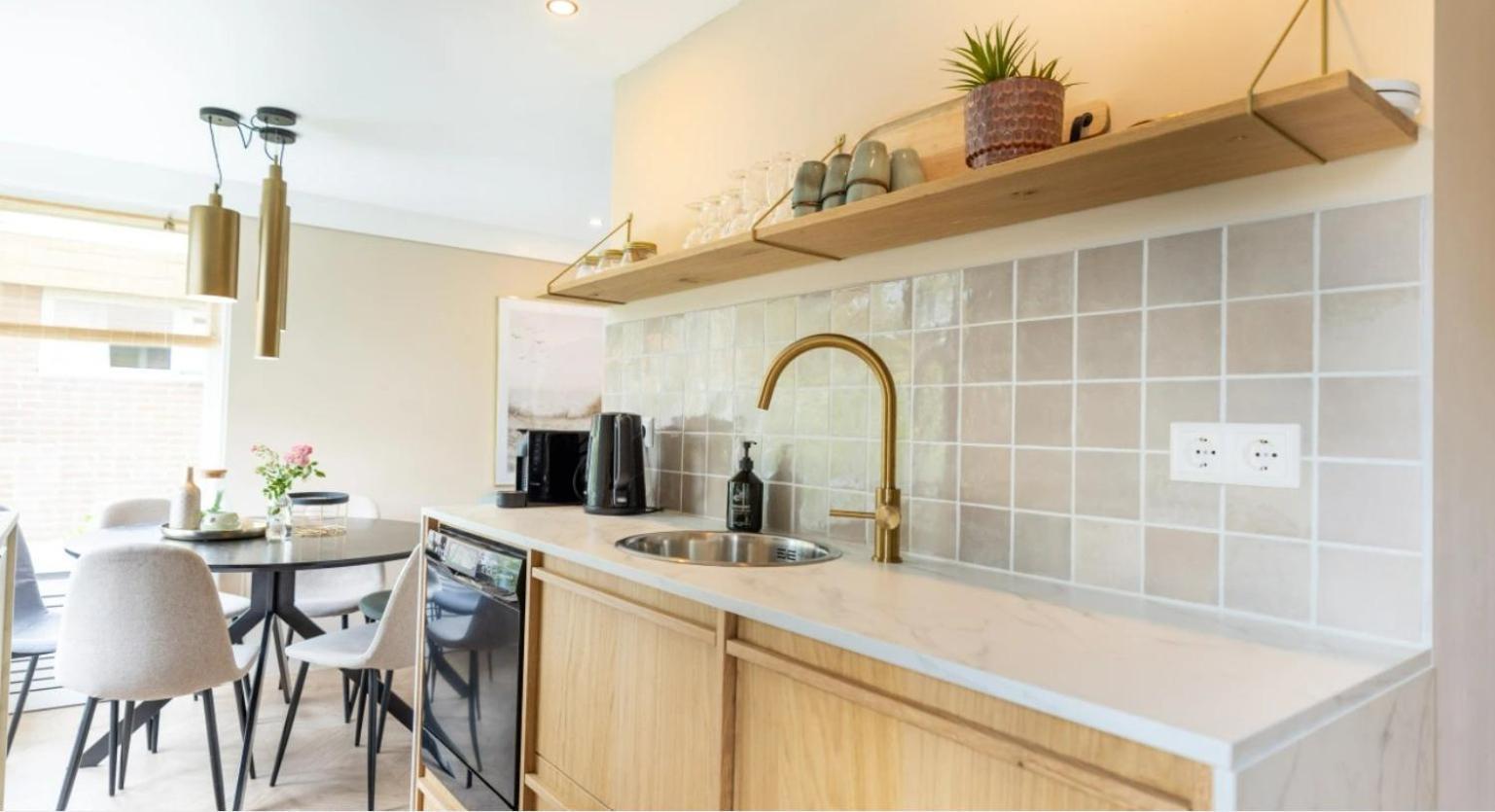 Vt Wonen Stijl Vakantiebungalow Nabij Zee, Strand, Bos En Duinen Voor 6 Personen Warmenhuizen Exterior foto